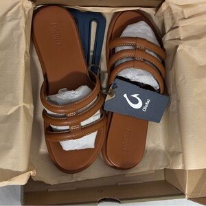 Olukai Tiare Slide Fox 8 Sandals